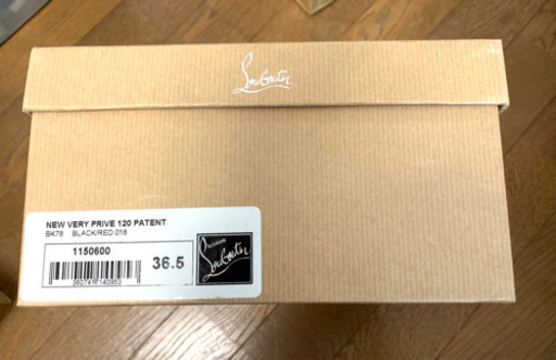 【新品】Christian Louboutin クリスチャンルブタン オープン トゥ ハイヒール