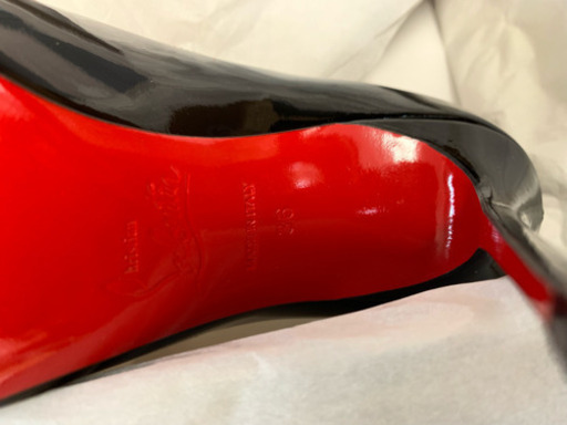 【新品】Christian Louboutin クリスチャンルブタン オープン トゥ ハイヒール