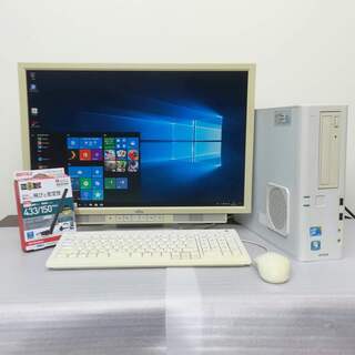 ■車で持参します！■EPSONデスクトップPCフルセット！快適動...