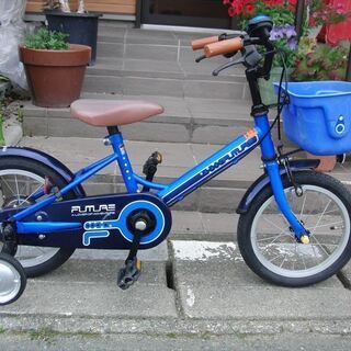 中古自転車販売　天童市山形市寒河江　幼児用　14インチ　補助輪付...