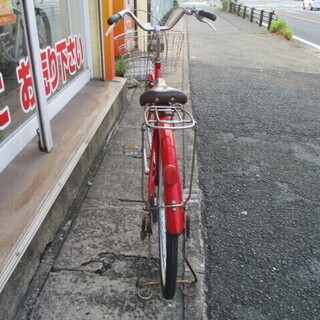 エコプラス小倉南店】PUMPIN 26インチ 赤 中古車☆スタッフ永島
