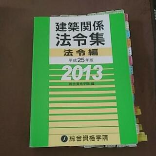 建築関係法令集 平成25年版告示・法令編の画像
