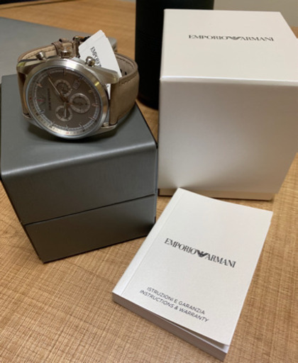 エンポリオアルマーニ自動巻腕時計 Emporio Armani メンズ ブラウン AR6040