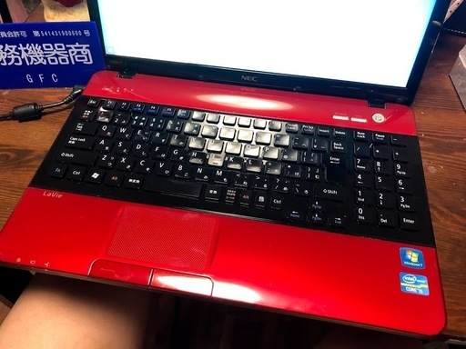 Corei5搭載！メモリ増設！ブルーレイ対応！ハイスペックでオシャレな赤！Windows10・オフィス認証済！
