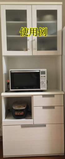 食器棚 白 美品【受け渡し予定者決定】