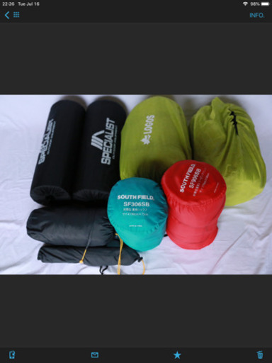 テント5点セット 二人用　無料配送