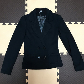 ☆ H＆M Pコート ブラック 160cm 秋冬