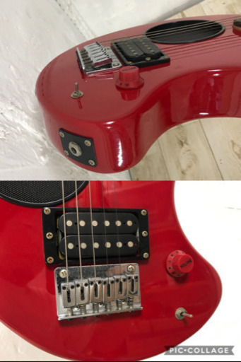 ＊ジャンク品＊FERNANDES フェルナンデス スピーカー内蔵エレキギター ZO-3 レッド