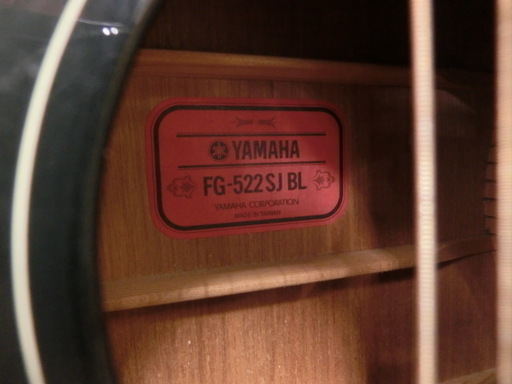 アコースティックギター　ＹＡＭＡＨＡ　ＦＧ-522ＳＪ　【トレファク上尾店】