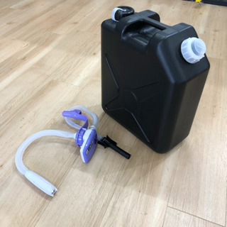 灯油タンク＆電動ポンプの画像