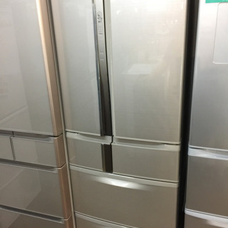 三菱 6ドア冷蔵庫 MR-R47Y-F 2014年式 465L 自動製氷機能付き