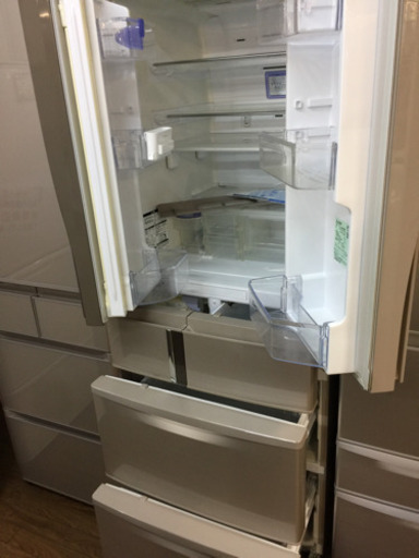三菱 6ドア冷蔵庫 MR-R47Y-F 2014年式 465L 自動製氷機能付き