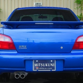 スバル インプレッサ ＷＲＸ　ターボ　ＮＢ ブルー　自社ローン専門【くるまのミツクニ湘南店】の画像