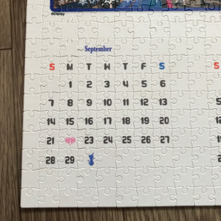 ずーっと使えるpuzzleアナ雪のカレンダーの画像