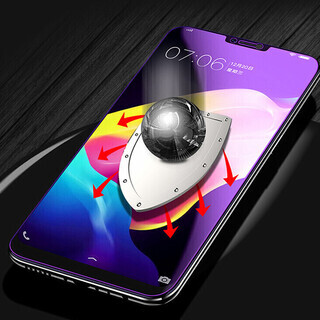 OPPO R15 Neoブルーライト ガラス9H 硬度 保護フィルムの画像