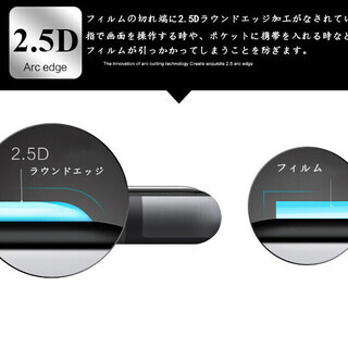  iPhone XS MAXブルーライト ガラス9H 硬度 保護フィルムの画像