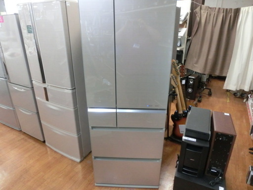 【安心1年保証】6ドア冷蔵庫 Panasonic NR-F502XPV-N 2017年製 501L 【トレファク上尾店】