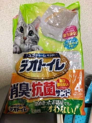 ペット用品      ユニ・チャームペット デオトイレ 消臭、抗菌サンド
