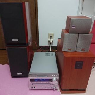 onkyo CD MDコンポ  シアタースピーカーセット