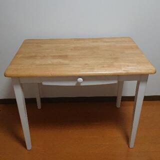 作業机 ワークデスク 木目 