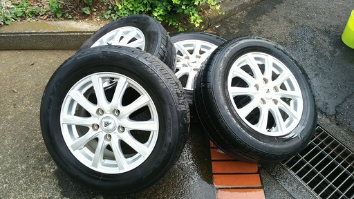 アルミホイールAZスポーツ SY-10_195/65R15 トーヨー TOYO TEO plus(15インチステップワゴンに使用)