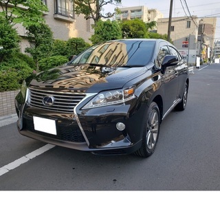 レクサスＲＸ450hバージョンＬアピアランスＰ　Ｈ26　車検令和2年2月　走行47000キロ　サンルーフ＆革シート　リヤエンターテイメント　ＯＰ19インチアルミの画像