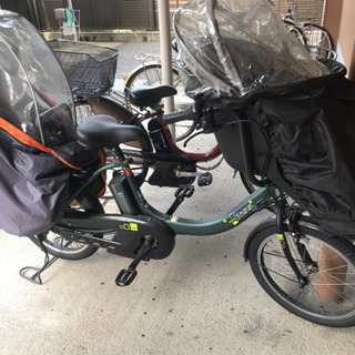 値下げしました！電動自転車 前後子乗せ