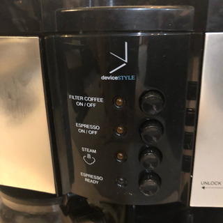 デバイススタイル コーヒーメーカー エスプレッソ・ドリップ式の画像
