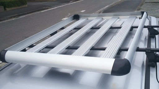 TERZOルーフラックワイドロング＆ベースキャリア(RK1ステップワゴンで使用)