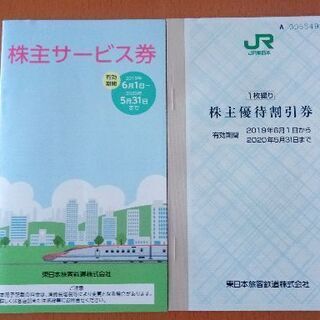 【株主優待券】JR東日本　1枚　有効期間:2020年5月31日