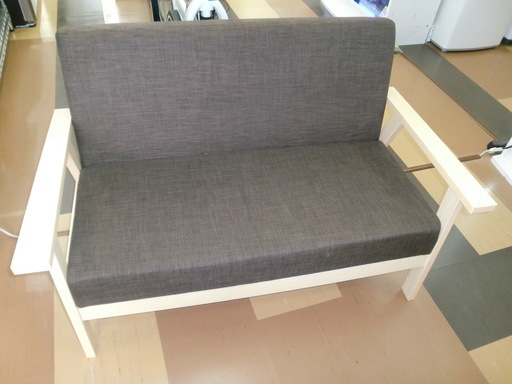 【北区麻生田】木枠ソファ　ブラウン