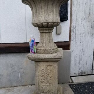 激安です、ガーデン石飾り鉢