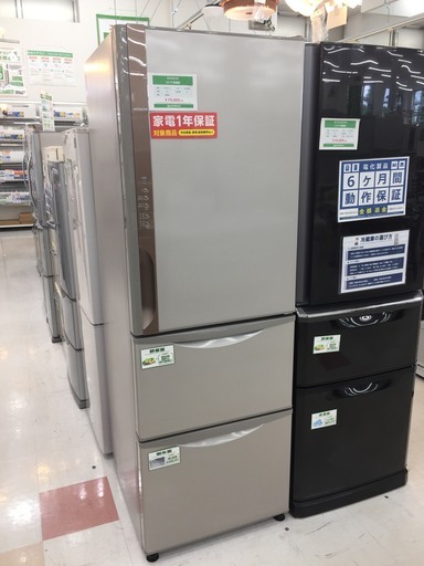 【購入後も安心な1年間動作保証付き♪】2018年製、HITACHI(日立)の３ドア冷蔵庫のご紹介です！