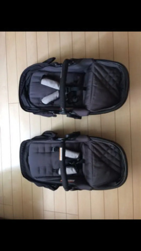 【値下げ】二人乗りベビーカー ベビートレンド シット&スタンド スナップギア