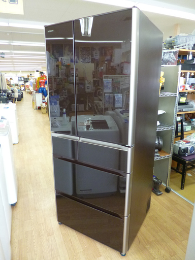 HITACHI 6ドア冷蔵庫 620L R-G6200E 真空チルド うるおいユニット 600Lクラス 大容量 日立☆ PayPay(ペイペイ)決済可能 ☆ 札幌市 清田区 平岡