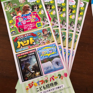 蒜山高原センター ジョイフルパーク 招待券  ①の画像