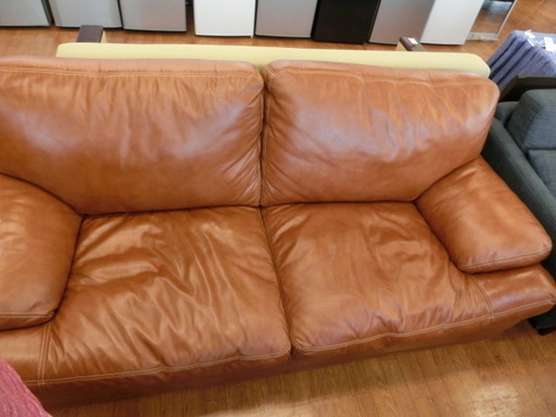 3人掛けソファー ニトリ ブラウン ヴィンテージ 【トレファク上尾店】