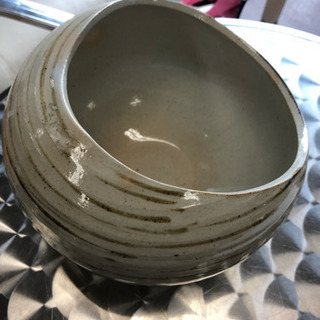 丸型の生け花 陶器製 花器 