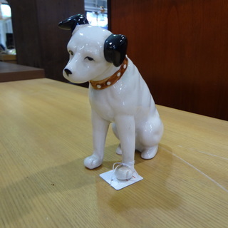 ビクター犬 ニッパー 陶器 置物 【モノ市場東海店】 130