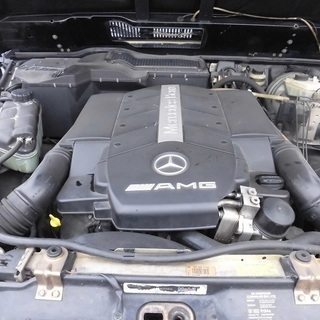 H13　Gクラス　AMG G55L　４WD　革シート　サンルーフ　純正AW　サイドマフラー　車検2年付き　13871の画像