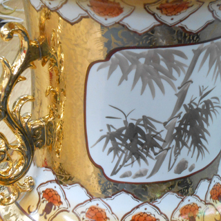 大花瓶 高さ82cm 飾り壺 特大 陶器 大型 花器 花瓶 置物 ツボ オブジェ 壺 インテリア ☆ PayPay(ペイペイ)決済可能 ☆ 札幌市 清田区 平岡の画像