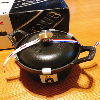 ストウブ ココットヴィンテージ ラウンド 12センチ STAUB ブラック
