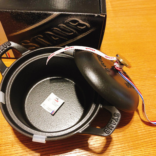 ストウブ ココットヴィンテージ ラウンド 12センチ STAUB ブラック