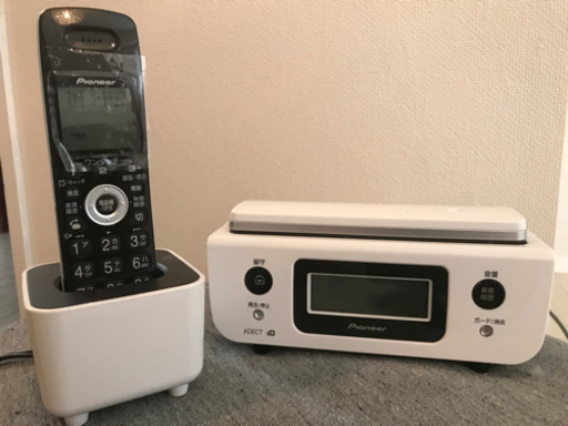 電話機② 子機あり 状態良いです。お洒落。