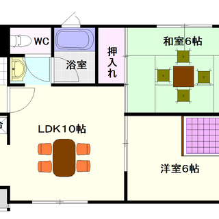 【サーティシックス桜川】1号タイプ！2ＬＤＫタイプ！奇抜さを求め...