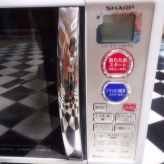 増税前キャンペーン【リサイクルサービス八光　田上店　配達・設置OK】SHARP 電子レンジ 15L 2014年製 RE-160KS-Wの画像