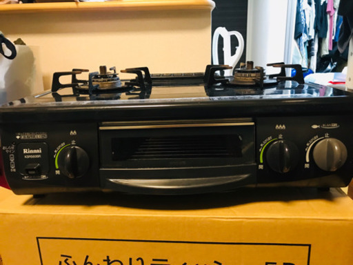【中古】リンナイ ガスコンロ 都市ガス ksr560br【値下げ交渉可◎】