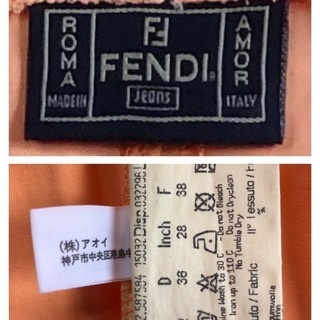FENDI　サマーワンピオレンジ➁　美品♡の画像