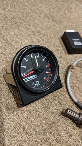 東名パワード 60パイ 空燃費計 （O2センサー取り付け用ソケット付き）