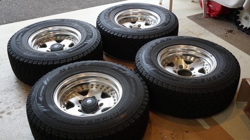 JA11 ジムニーに履かせていた 冬タイヤとホイールのセット